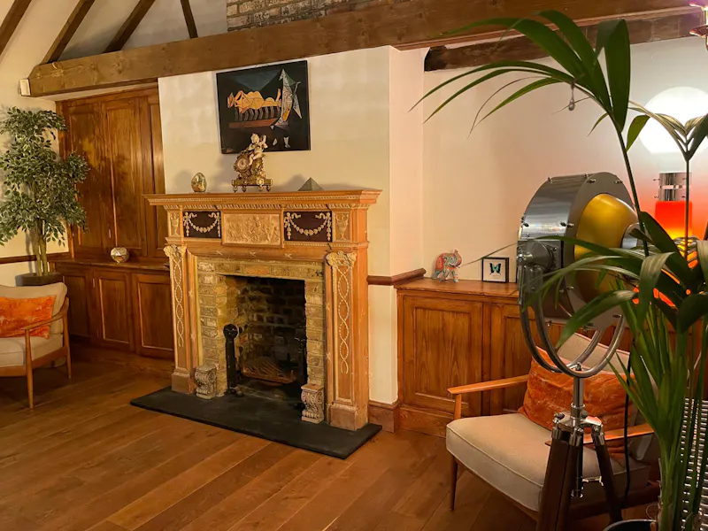 Fireplace at Stunning period Addington Manor, A1656 (photo 35)