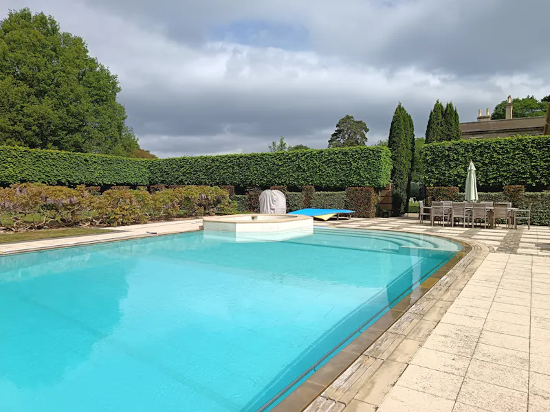 Swimming pool - outdoor at Grade II Picturesque Manor, A1657 (photo 50)
