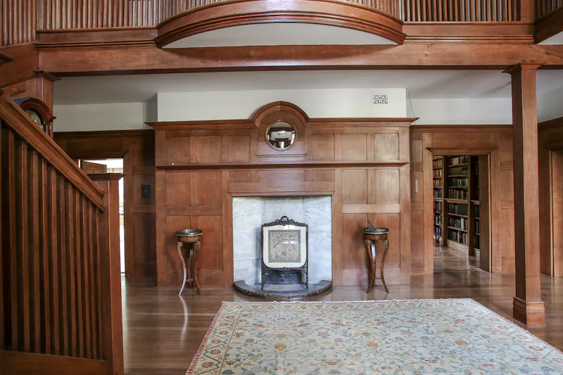 Fireplace at Shackleford Voysey manor, E540 (photo 4)