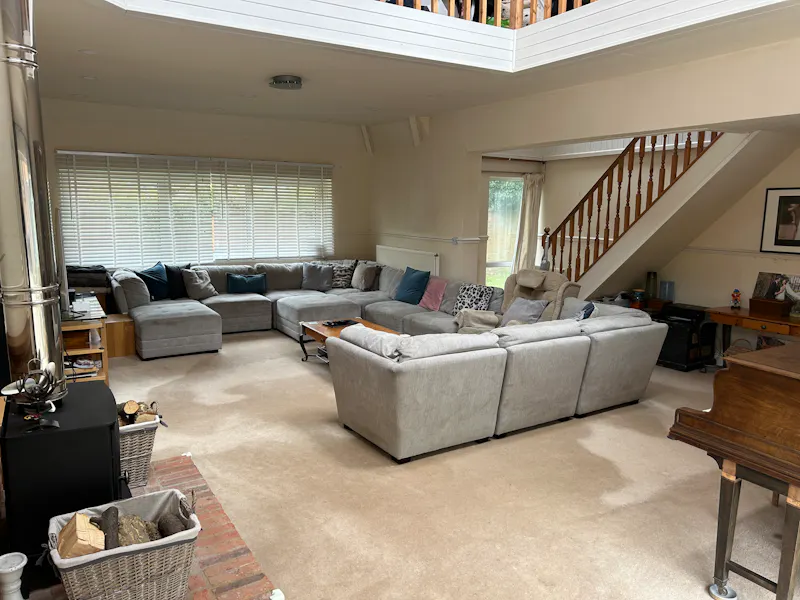 Living Room at 1920s Coach House in Tring , B2083 (photo 3)