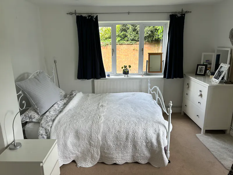 Bedroom at 1920s Coach House in Tring , B2083 (photo 37)