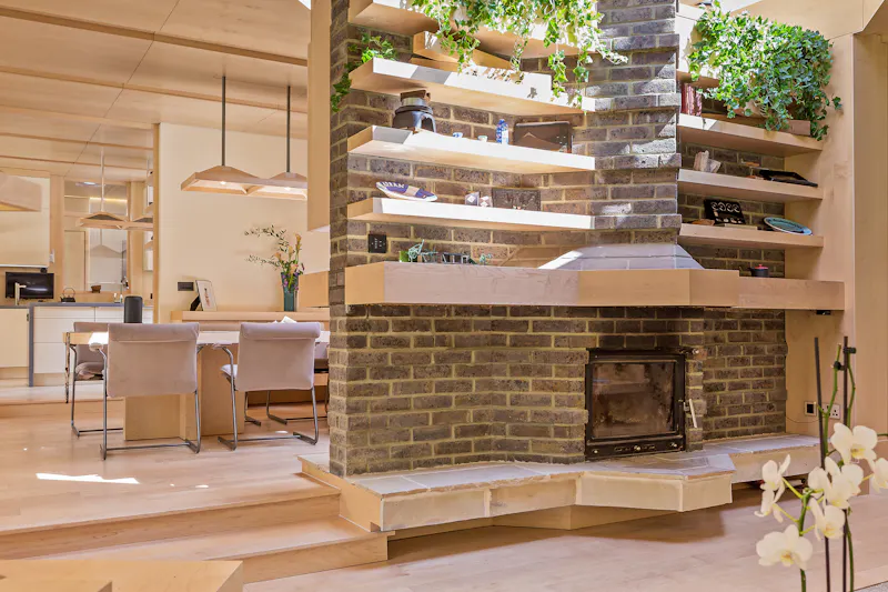 Exposed brick at Unique St Albans modern house, K511 (photo 16)