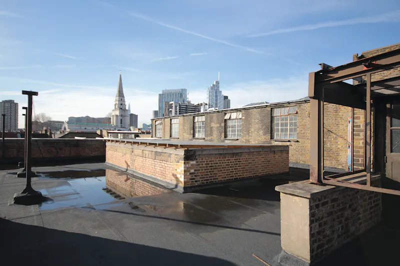Roof terrace at Iconic Brick Lane brewery, N266 (photo 53)