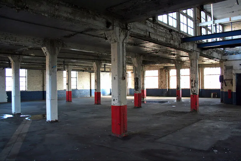 Concrete at Iconic Brick Lane brewery, N266 (photo 50)