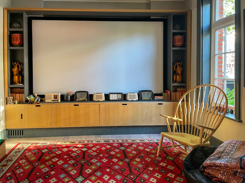 Home cinema at Chiswick Renovated Family Home, B1114 (photo 10)