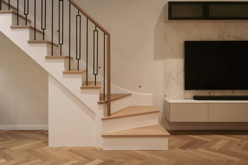 Staircase at Modern mews house Chelsea, A1678 (photo 4)