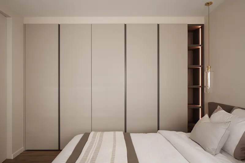 Bedroom - main at Modern mews house Chelsea, A1678 (photo 12)