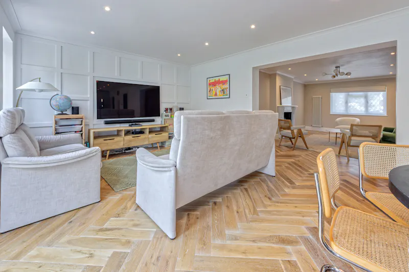 Living Room at Modern Radlett Family Home, D2824 (photo 13)