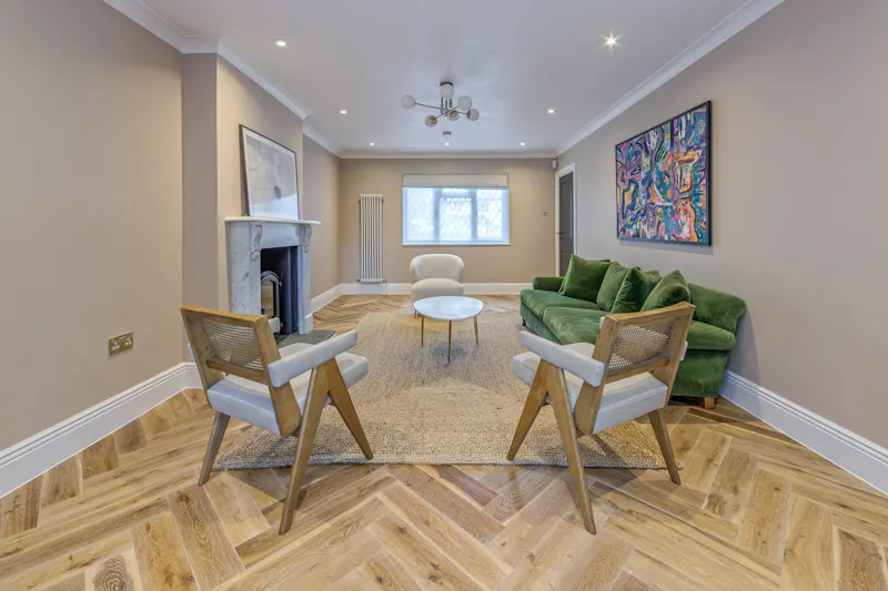 Living Room at Modern Radlett Family Home, D2824 (photo 16)