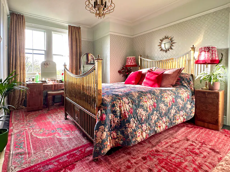 Bedroom - main at Colourful Palmers Green home, E525 (photo 40)