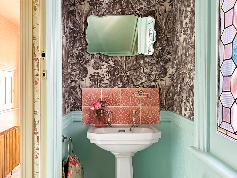 Bathroom at Colourful Palmers Green home, E525 (photo 12)