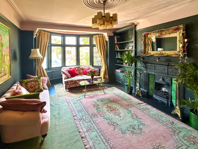 Living Room at Colourful Palmers Green home, E525 (photo 5)