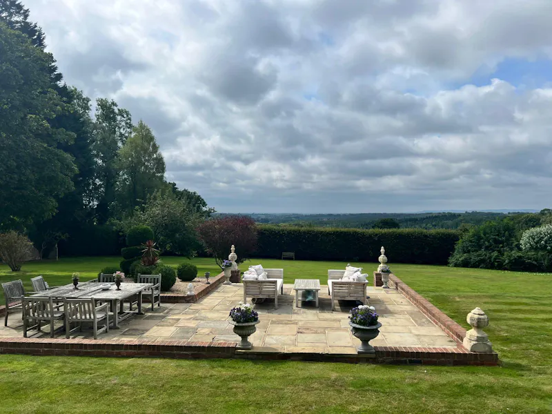 Terrace/Patio at Grade II Dallington Farmhouse, A1662 (photo 42)