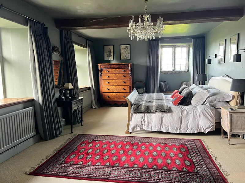 Bedroom at Grade II Dallington Farmhouse, A1662 (photo 14)