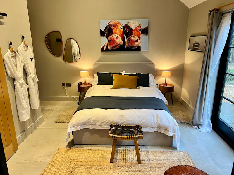 Bedroom at Grade II Dallington Farmhouse, A1662 (photo 26)