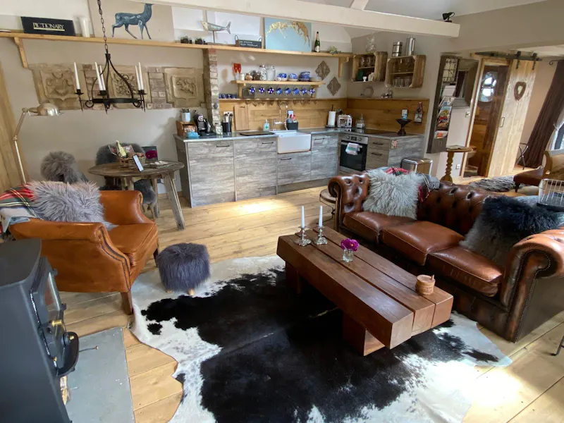 Living Room at Grade II Dallington Farmhouse, A1662 (photo 29)