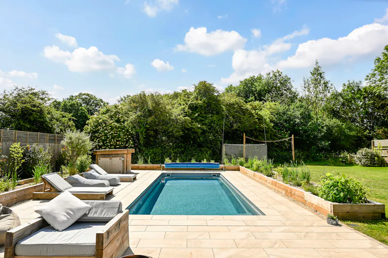 Swimming pool - outdoor at Scandi inspired Kent Villa, D2841 (photo 50)