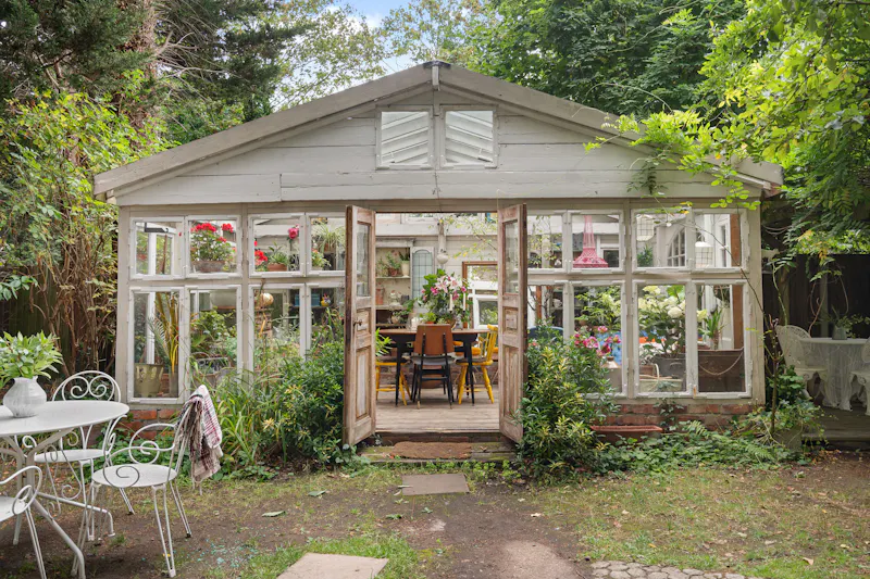 Summer house at Elegant Georgian Bromley Home, B1588 (photo 32)