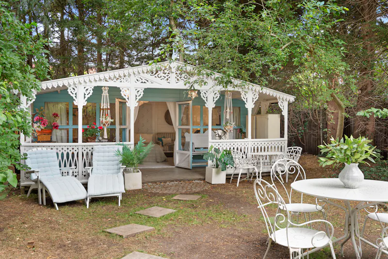 Summer house at Elegant Georgian Bromley Home, B1588 (photo 44)