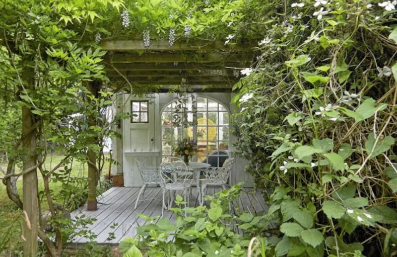 Terrace/Patio at Elegant Georgian Bromley Home, B1588 (photo 39)