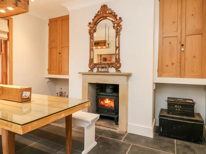 Fireplace at Ellastone Cute Cottage, C951 (photo 10)