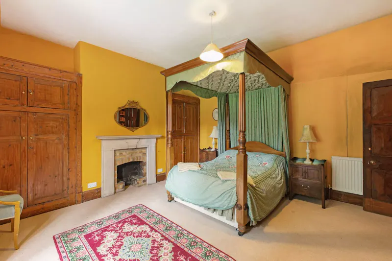 Bedroom - main at Oxfordshire Gothic Vicarage, B2086 (photo 19)