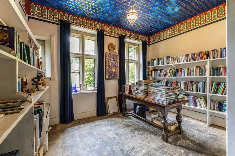 Library at Oxfordshire Gothic Vicarage, B2086 (photo 14)