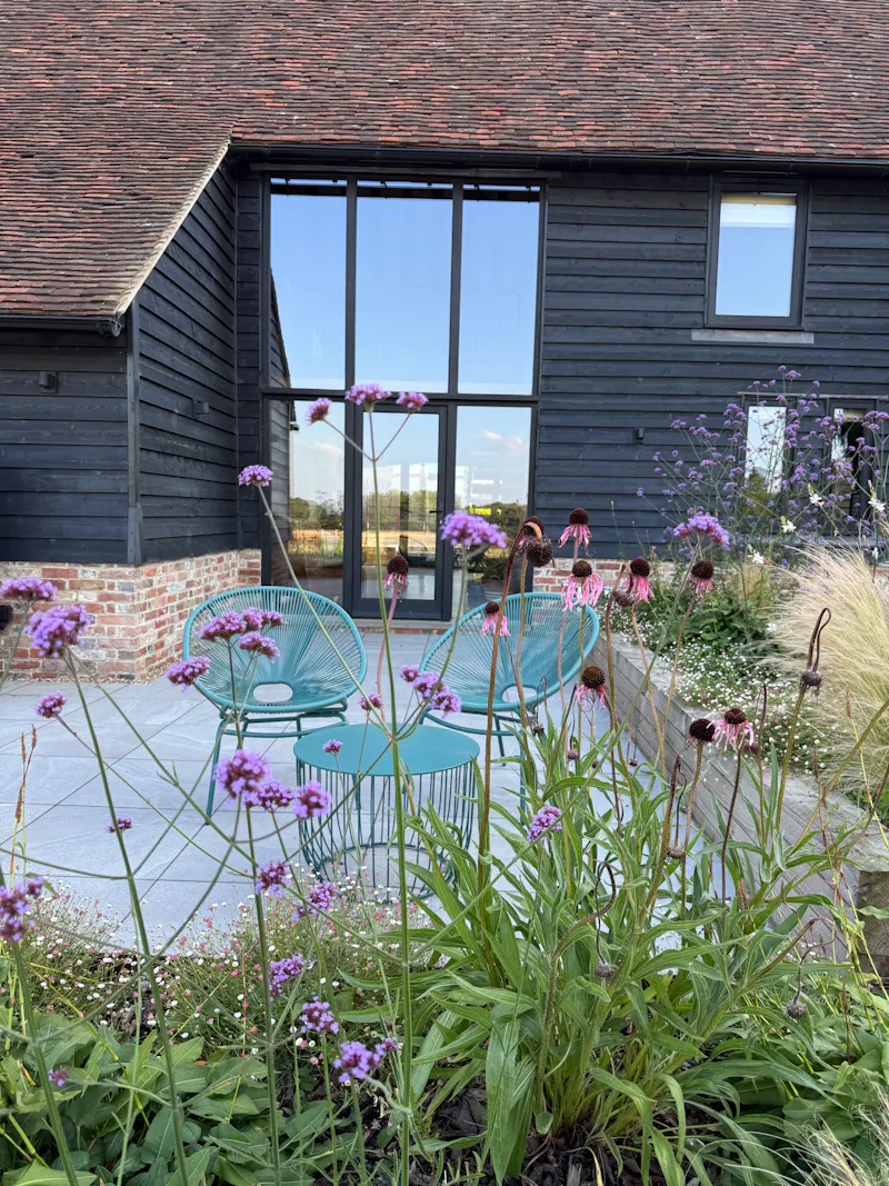 Terrace/Patio at Cranbrook Scandi Modern Barn, L769 (photo 45)