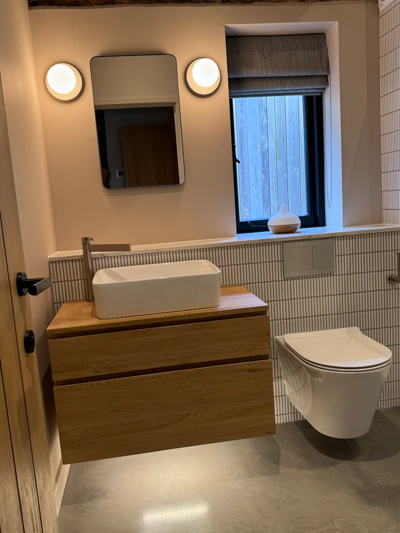 Bathroom at Cranbrook Scandi Modern Barn, L769 (photo 36)