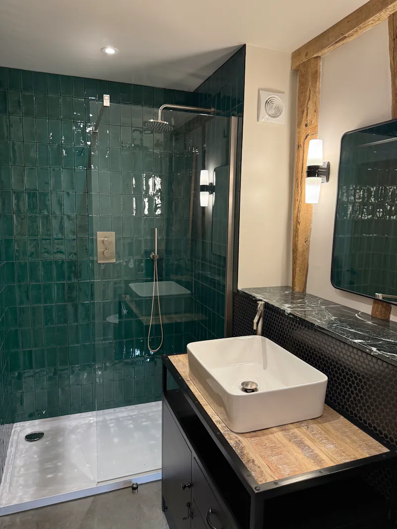Bathroom at Cranbrook Scandi Modern Barn, L769 (photo 30)