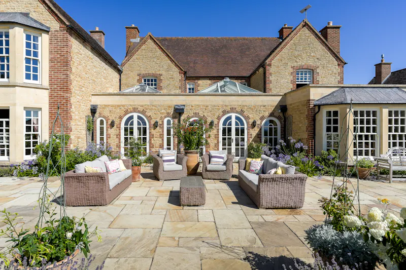 Terrace/Patio at Oxfordshire Georgian Home, A1667 (photo 24)