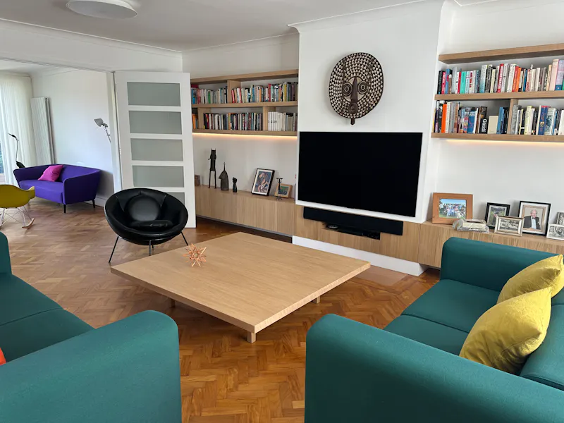 Living Room at Golders Green 60's House, D2830 (photo 3)