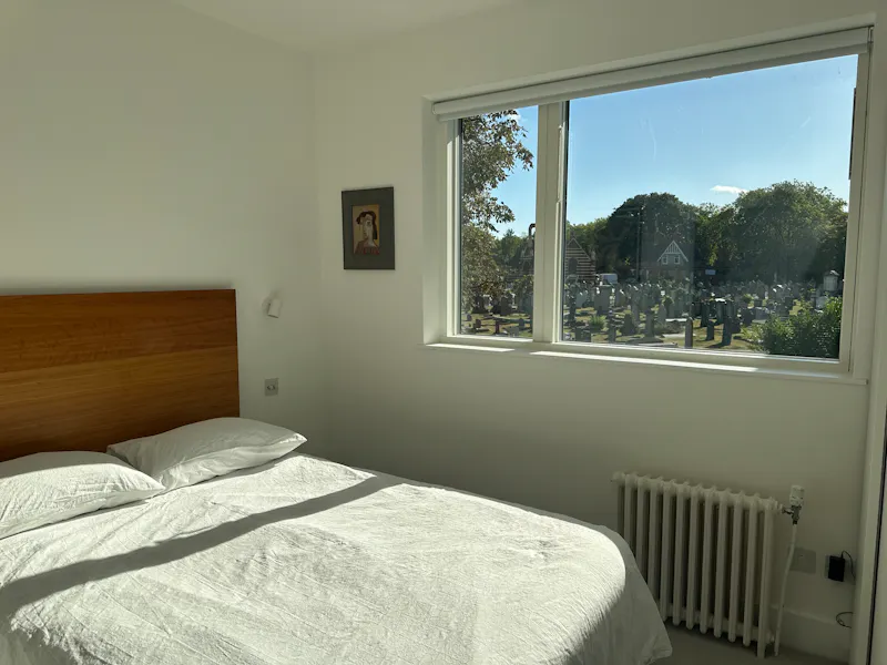 Bedroom at Golders Green 60's House, D2830 (photo 27)