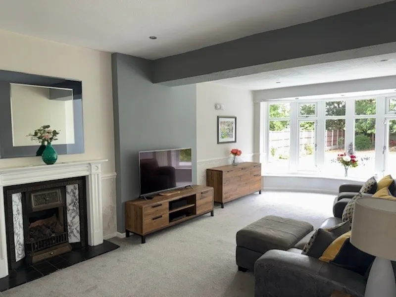 Fireplace at Urmston Family Home, D2831 (photo 7)