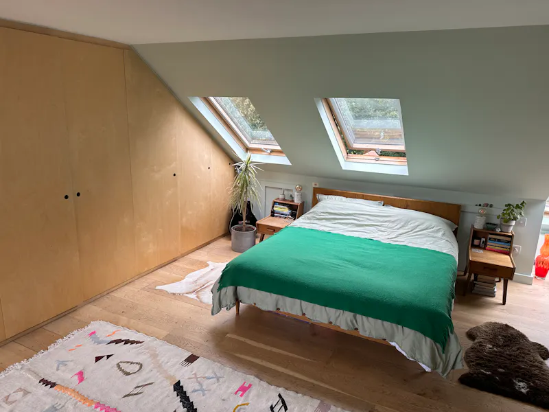 Bedroom - main at Quirky Hither Green house, B1790 (photo 13)