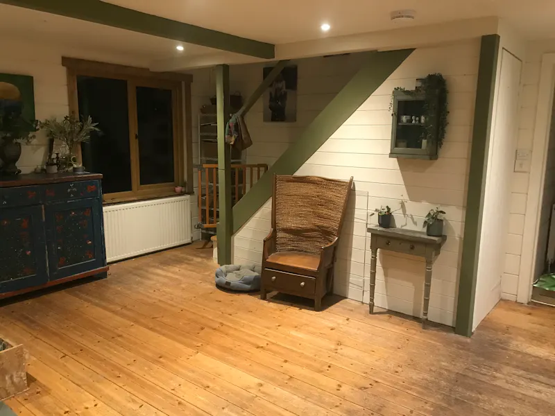 Staircase at Cosy Dartmoor cabin, Q160 (photo 7)