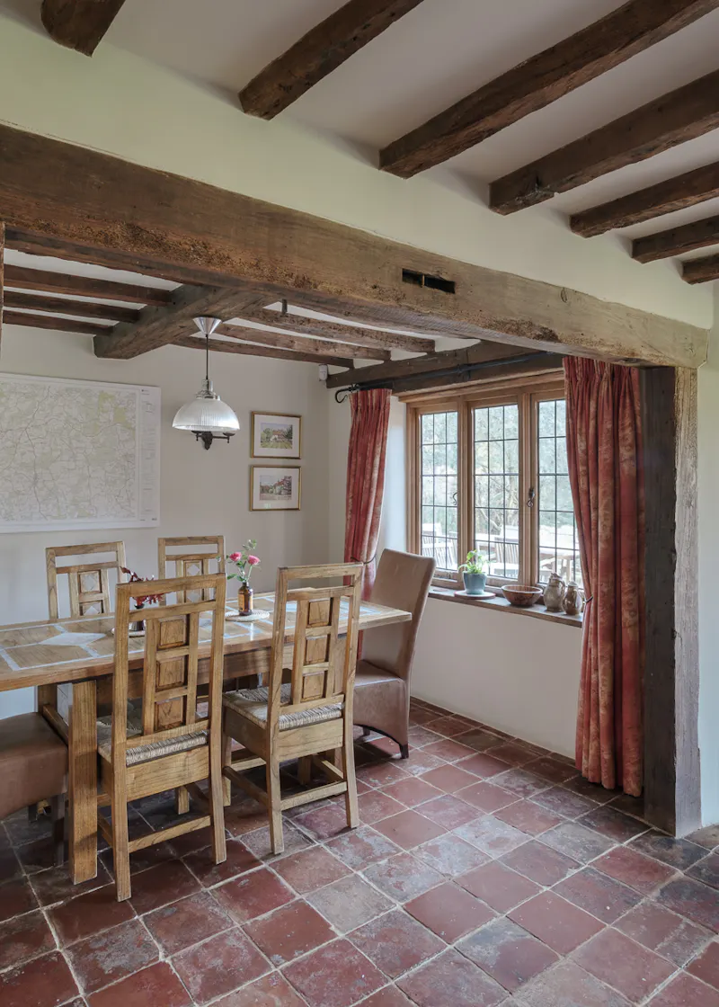 Dining room at Beautiful Sussex Farmhouse, L772 (photo 23)