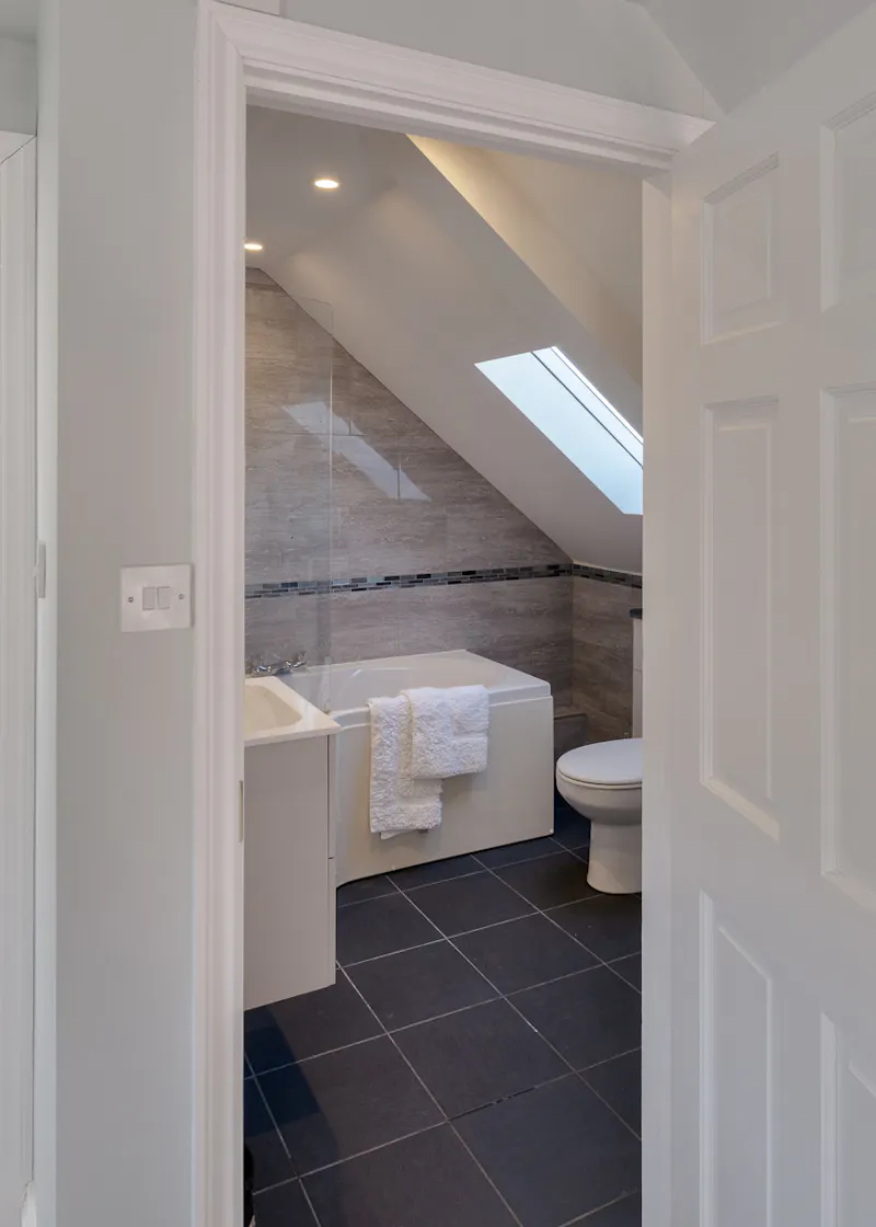 Floor - tiled at Beautiful Sussex Farmhouse, L772 (photo 60)