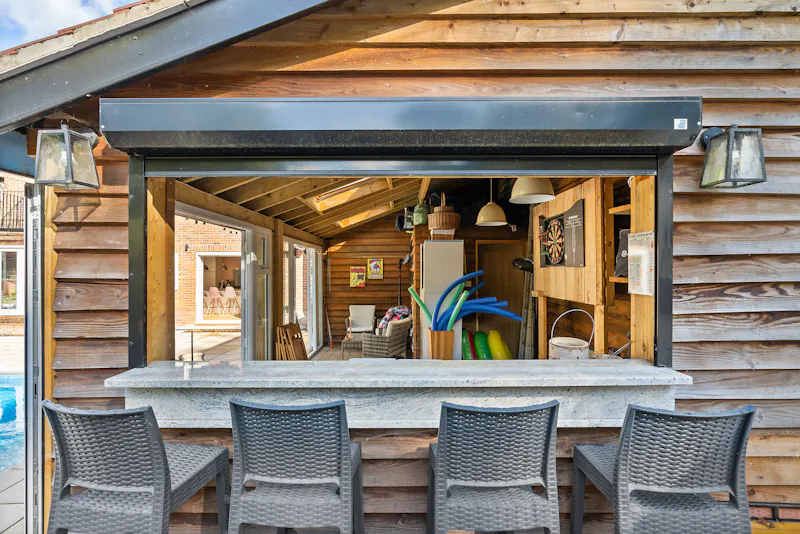 Bar at Modern Marlow Pool House, D2836 (photo 50)