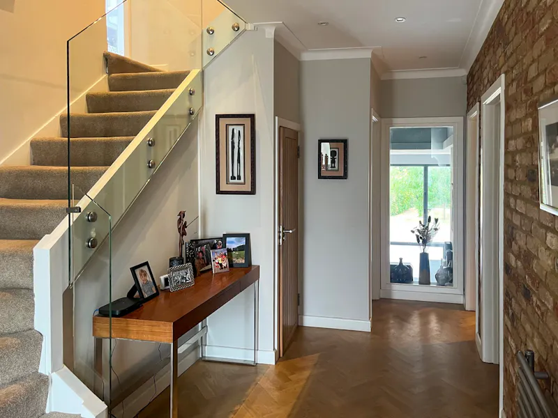 Floor - wooden at Modern Crystal Palace home, D2835 (photo 2)