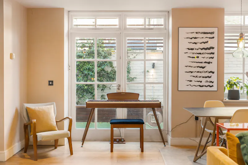 French doors at Dalston converted school flat , F1265 (photo 12)