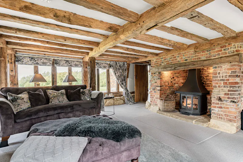 Living Room at Impressive Milton Keynes barn, L774 (photo 31)