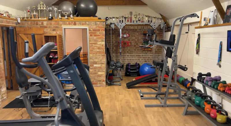 Gym at Suffolk test track unit base, N566 (photo 27)