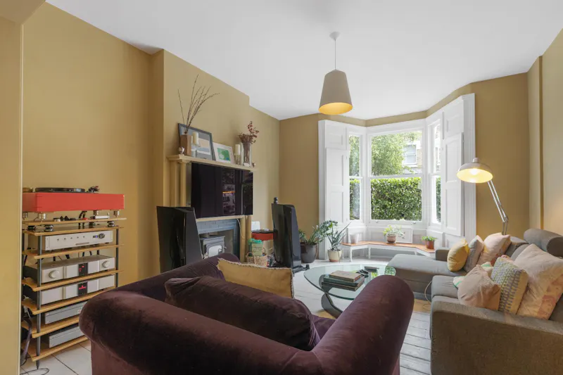 Floor - wooden at Elegant Dalston terrace house, B2096 (photo 3)