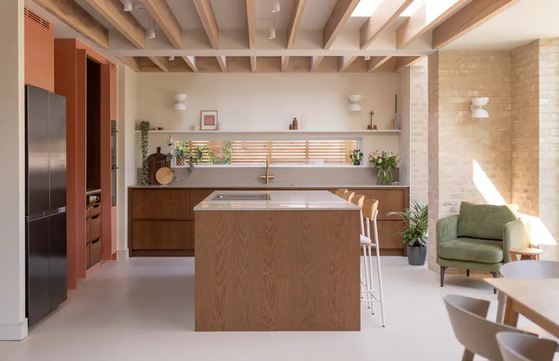 Exposed brick at Design-led Leytonstone home, E546 (photo 2)