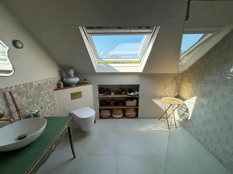 Floor - tiled at Calming East Dulwich home, E545 (photo 16)
