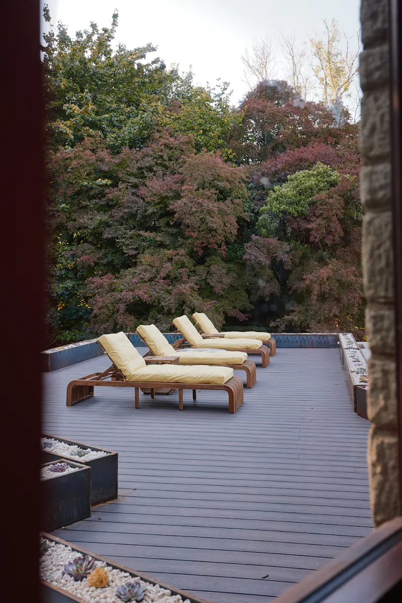 Roof terrace at Cotswolds 70's homestay, D2884 (photo 55)