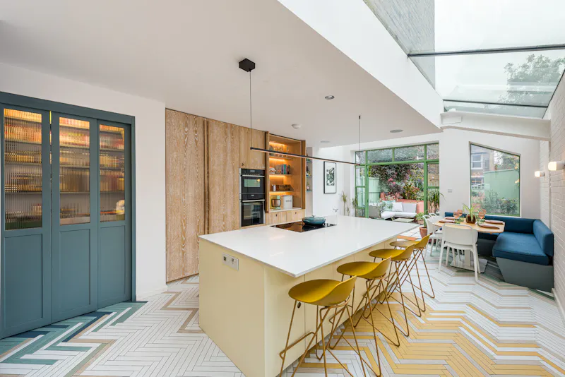 Kitchen at Colourful Bounds Green home, B2102 (photo 6)