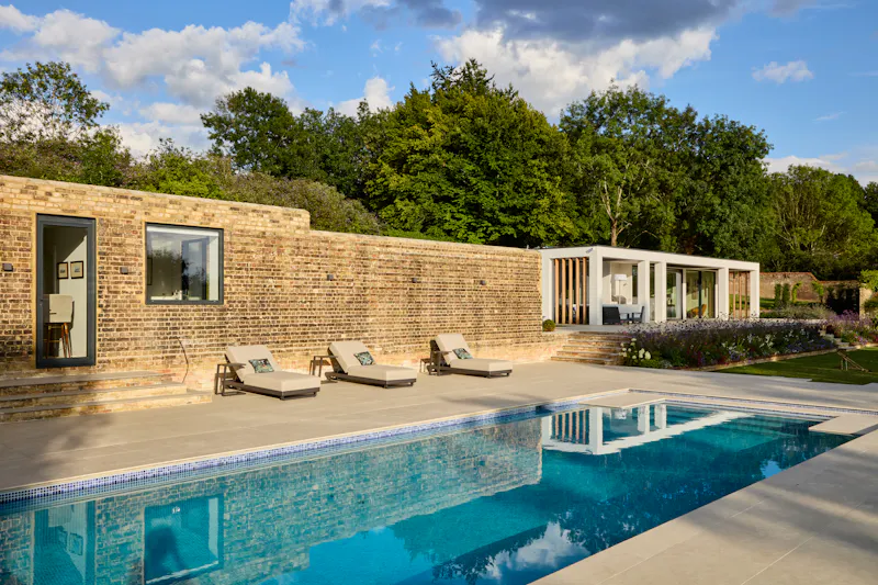 Swimming pool - outdoor at Surrey Modernist Home, K514 (photo 59)