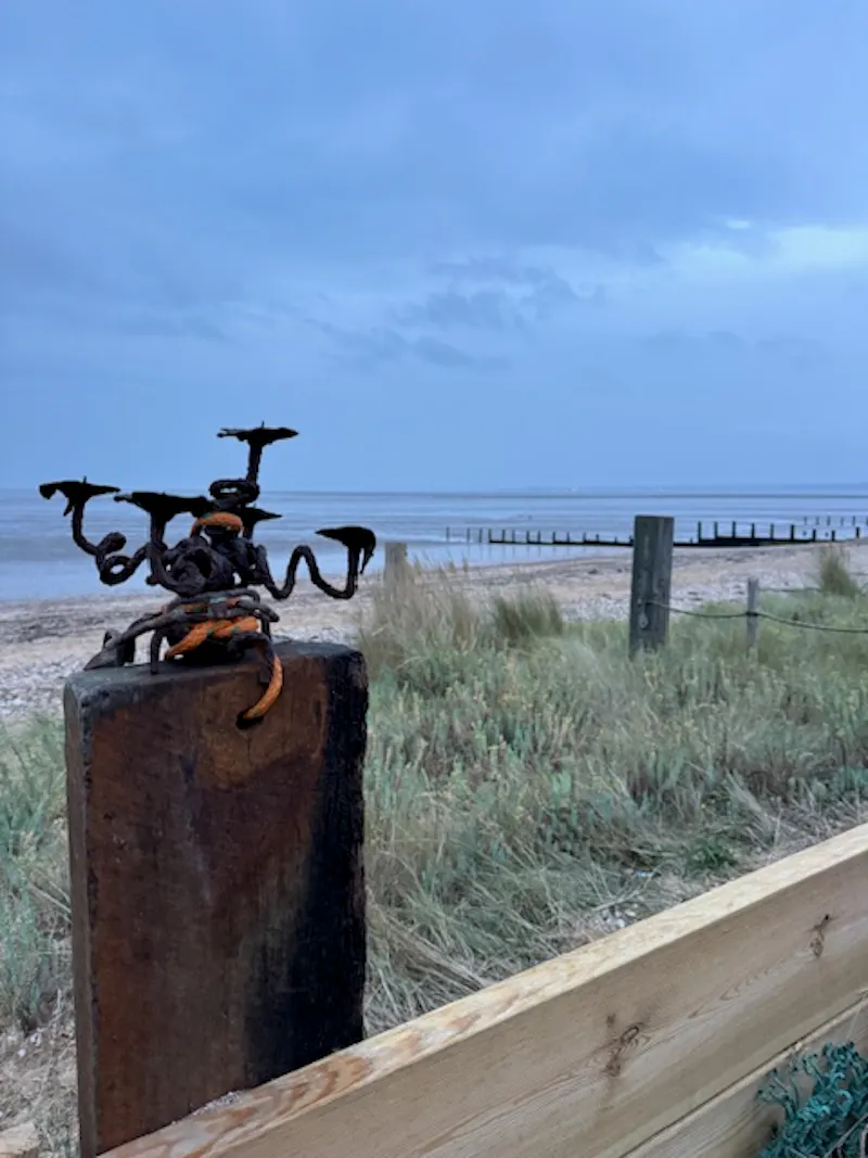 Views - sea at Isle of Sheppey beach shack, C902 (photo 19)